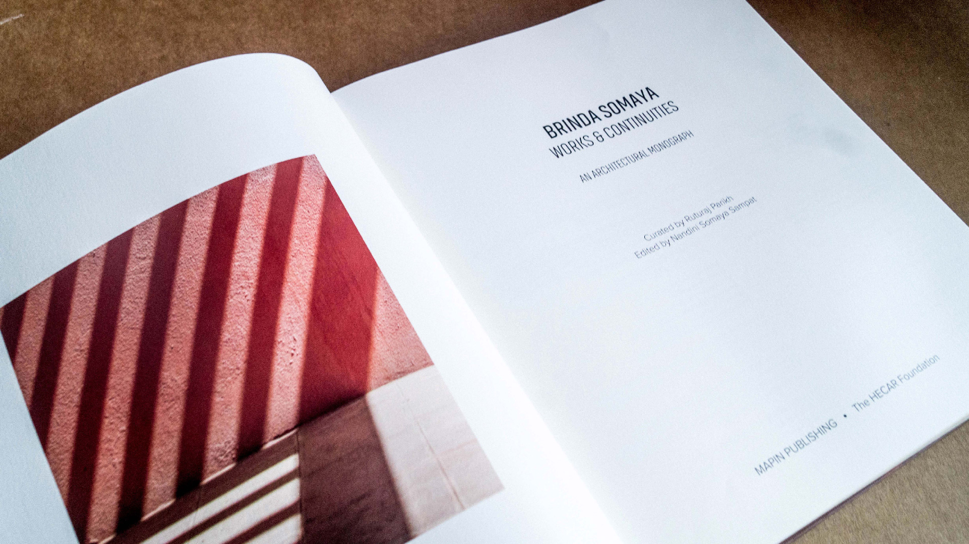 Architectural Monograph for Brinda Somaya