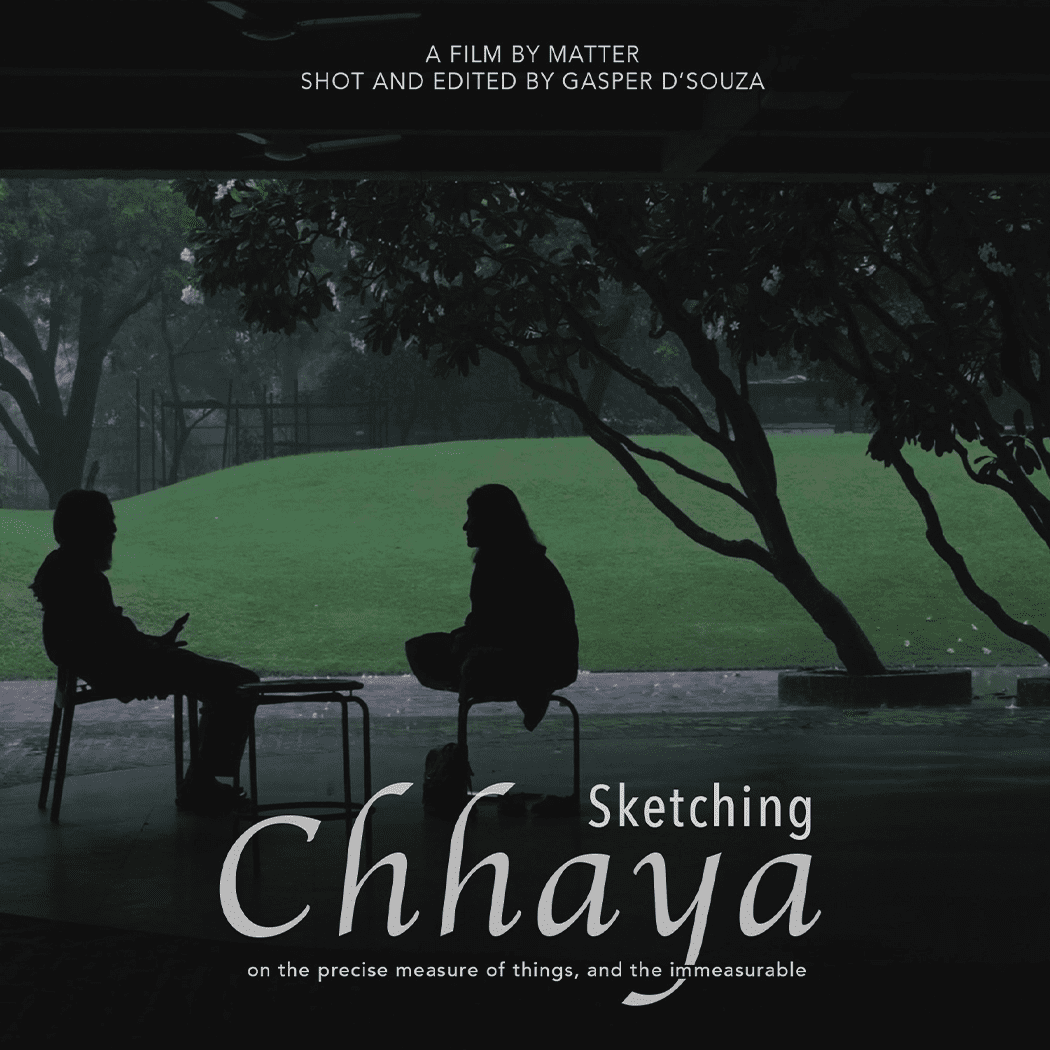Screening of SKETCHING CHHAYA: on the precise measure of things, and the immeasurable held on 4th February 2026 at Urmila Kailash Black Box, Kanoria Centre for Arts, Ahmedabad. 
